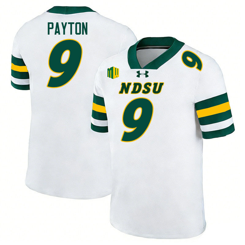 North Dakota State Bison #9 Cole Payton College Football Jerseys,Uniforms-White
